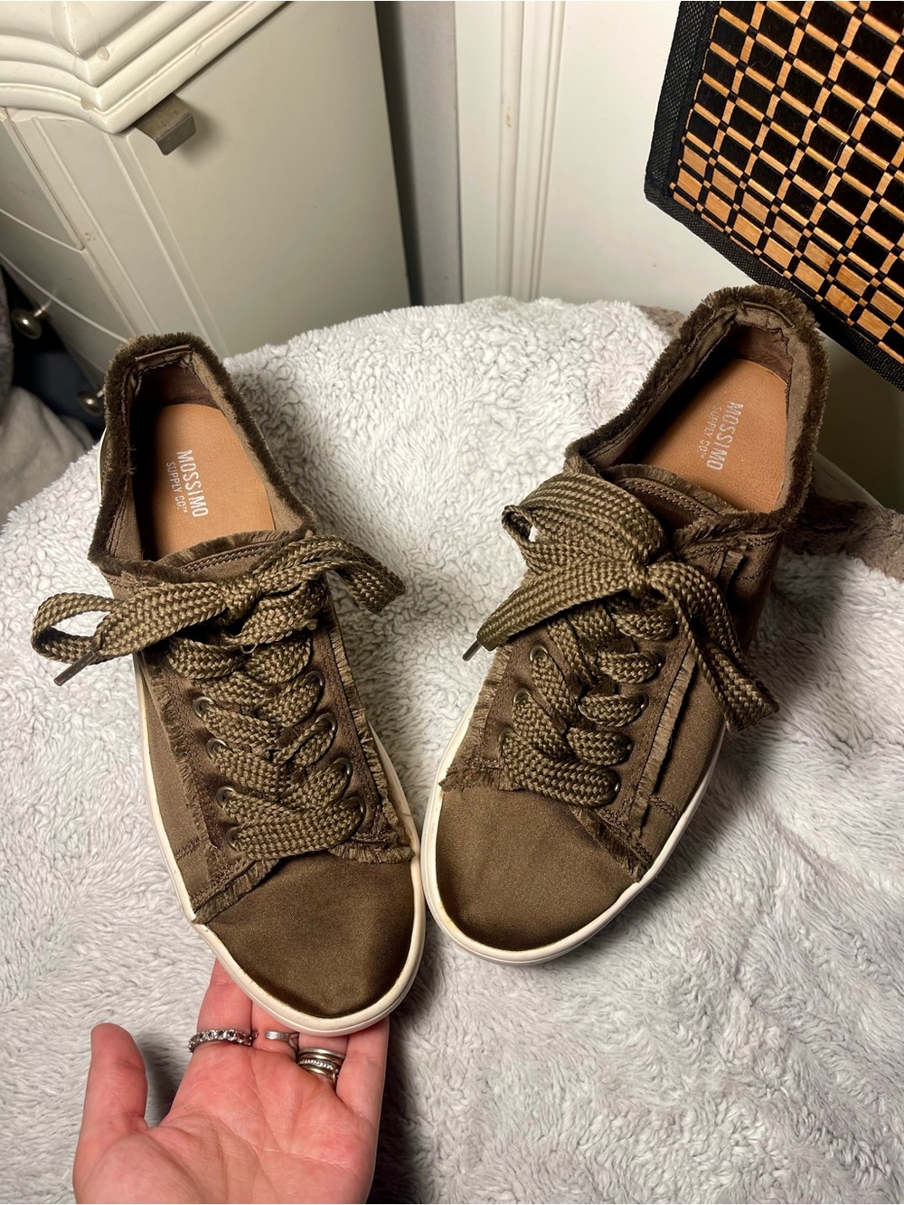 Mossimo Supply Co. - Olive Canvas Sneakers!!
